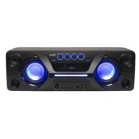 Denver BTB-410 - Draagbare Bluetooth speaker met discolichten - Zwart