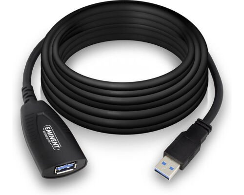 Eminent USB 3.1 GEN1 Booster verlengkabel 5m new Audio- en videokabels