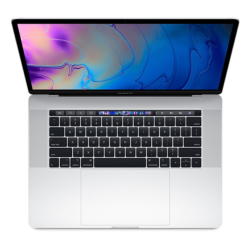 Apple Macbook Pro (2018) 15" - i7-8750H - 16GB RAM - 256GB SSD - 15 inch - Touch Bar - Thunderbolt (x4) - Silver