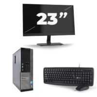 Dell Optiplex 3010 SFF - Intel Core i7-3e Generatie - 8GB RAM - 240GB SSD - Windows 10 Home + 1x 23 inch Monitor