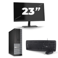 Dell Optiplex 3020 SFF - Intel Core i3-4e Generatie - 8GB RAM - 240GB SSD - Windows 10 Home + 1x 23 inch Monitor