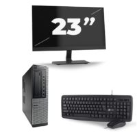 Dell Optiplex 7010 Desktop - Intel Core i5-3e Generatie - 8GB RAM - 240GB SSD - Windows 10 + 1x 23 inch Monitor