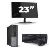 Dell Optiplex 7020 SFF - Intel Core i7-4e Generatie - 8GB RAM - 240GB SSD - Windows 10 Home + 1x 23 inch Monitor