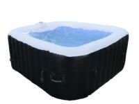 Opblaasbaar Bubbelbad/ Jacuzzi - voor 2-4 Personen - 1200W - 145x65cm