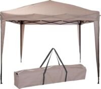 Pro Garden Easy-up Partytent - 3x3m - Opvouwbaar - Taupe