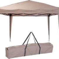 Pro Garden Easy-up Partytent - 3x3m - Opvouwbaar - Taupe