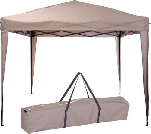 Pro Garden Easy-up Partytent - 3x3m - Opvouwbaar - Taupe