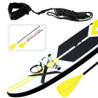 XQ Max Special Edition Sup board set - 6-delig - tot 150 kg - 320 cm - Opblaasbaar  - Geel/zwart