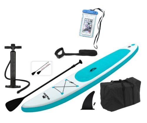 Wakiki Sup board  320cm met GRATIS Waterproof telefoonhoesje- 6-delige set - Blauw