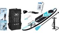 XQ Max Sup Board met GRATIS Waterproof telefoonhoesje - 320cm - Tot 150kg - Blauw - Complete set