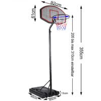 Sportana  Verstelbare Baseketbalring- verstelbaar 205 - max. 310 cm