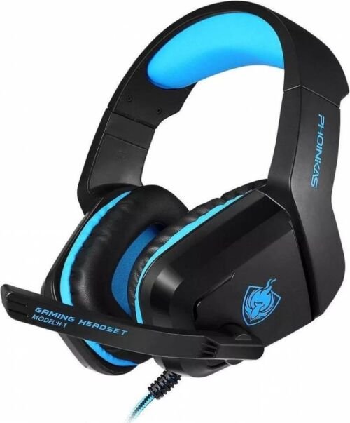 Phoinikas Gaming Headset INCL Microfoon en Noise cancellation - Blauw