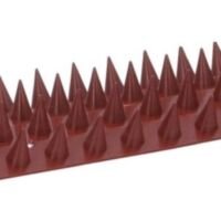 Safe alarm anti klim strips - 4 stuks - Bruin - Tegen inbraak en dieren - 10x50x3 cm