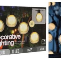 Decorative Lighting 10 LED lampen voor buiten EN binnen - INCL timer