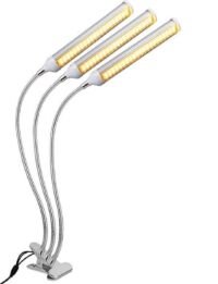 Parya Garden Groeilamp - ledverlichting - Grow light - kweeklamp - warmtelamp - Full spectrum - Met 3 lampen - Flexibel