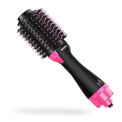 Parya Official - 3 in 1 Föhnborstel - Föhn- Borstel - Brush - Haardroger - Droger & Volumizer - Paars