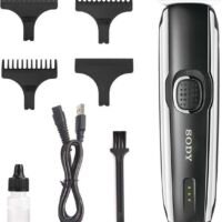 SODY - SD2033 - Oplaadbare tondeuse - Baard Trimmer - 3 Snijgeleiders - Draadloos - Zwart