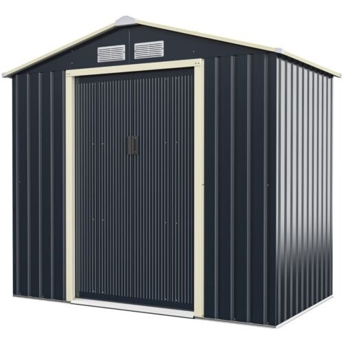 Coast Tuinhuis Metaal 213 x 162 x 117 cm Grijs