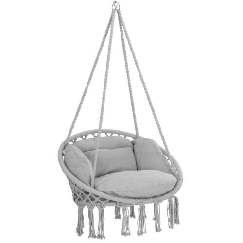 Hangstoel Indoor Outdoor L Lichtgrijs 80x60x140 cm