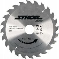 STHOR Cirkelzaagblad  Ø184 mm - 24 T - Binnendiameter 30 mm