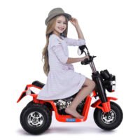 Coast Elektrische Motor Voor Kinderen Met Ondersteuningswielen - 57 x 72 x 56 cm - Rood