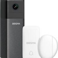 Bosma - X1-2DS - WiFi - Beveiligingsset voor binnen - Met sensoren - 1080P Full HD - 156° kijkhoek - Wit