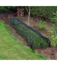 4x Kweektunnel met zwart gaasnet - Voor 8 meter - 300x45x45 cm