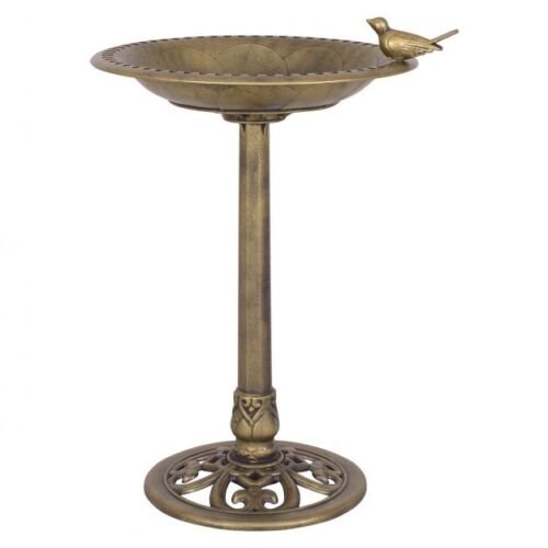 Coast Vogelbad - Vogelvoederhuisje - 76 cm Hoog - Brons