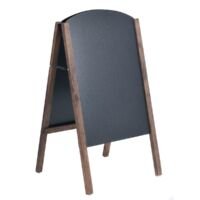 Coast Klantenstopper - Opvouwbaar Reclamebord - 80 x 45 x 6 cm - Zwart