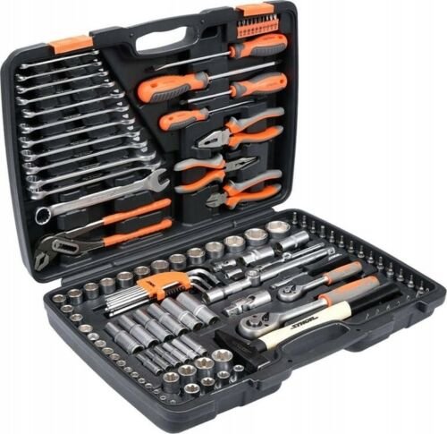 Sthor Complete Gereedschapsset - 122-Delig - In handzame draagkoffer