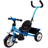 Spielwerk Kinderdriewieler Raceline - metaal - duwstang - blauw