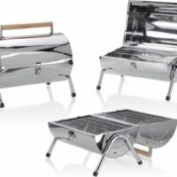 BBQ Collection Houtskoolbarbecue - Cilinder - 41 x 29 x 17 cm