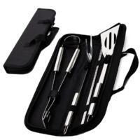 CuisiNoon® BBQ Accessoires set - Incl. opberghoes - BBQ Set met BBQ tang