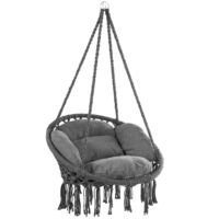 Hangstoel Indoor Outdoor L Antraciet 80x60x140 cm