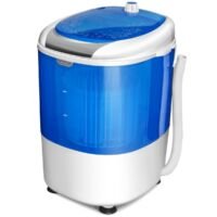 Mini wasmachine reiswasmachine wasmachine met centrifuge blauw