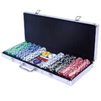 Coast Pokerset Poker Case + Doek + 2 Poker Decks - Aluminium