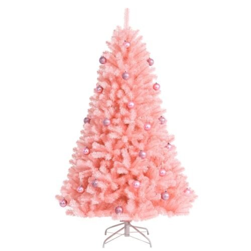 Coast Roze Kunstkerstboom met Roze Kerstballen - 180cm