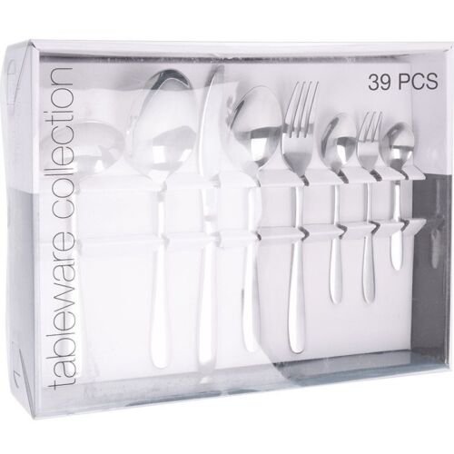 Tableware Collection Bestekset - 39 delig - Zilver - RVS