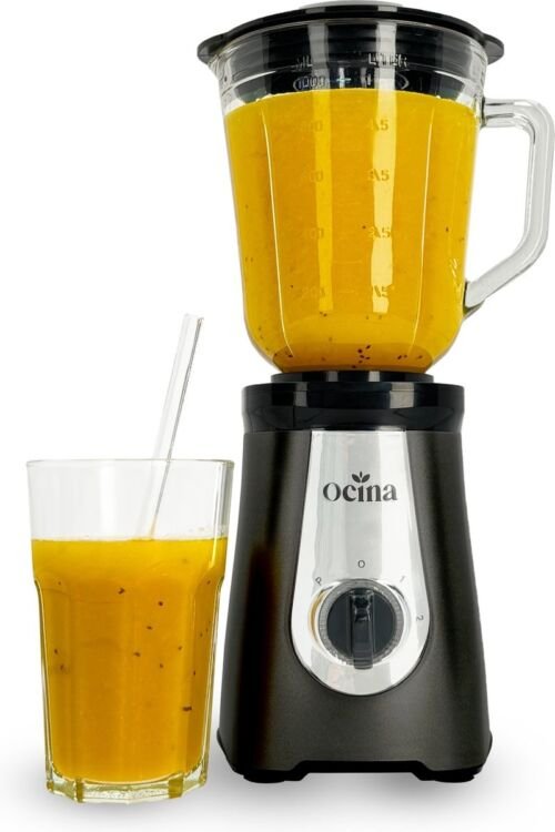 Ocina Blender - Smoothie Maker - 1L - 500W - Zwart