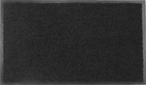 Ikado  Ecologische droogloopmat zwart  58 x 88 cm