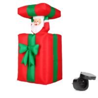 Deubois Kerstman in opblaasbaar cadeau  en Perel Smart home Wifi stekker- Android & IOS