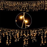 Monza - IJspegelverlichting met 400 LED's - Lengte 15 meter -Perel Smart Home Wifi Stekker