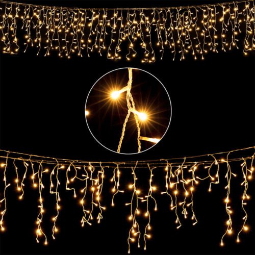 Monza - IJspegelverlichting met 400 LED's - Lengte 15 meter -Perel Smart Home Wifi Stekker