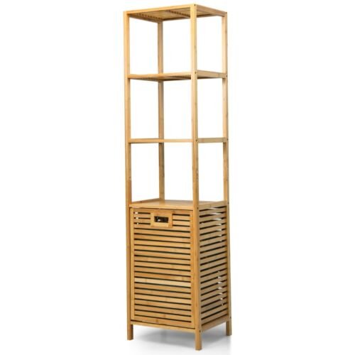 Coast - Badkamerkast - MET Wasmand - Bamboe - 40 x 33 x 160 cm