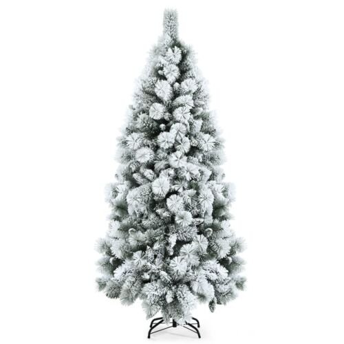 Coast Sneeuwbedekte Kunstkerstboom - Wit - MET metalen standaard - 180cm