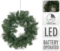 Krans 40cm met Led 80 tips - Groen