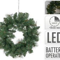 Krans 40cm met Led 80 tips - Groen