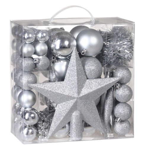 DBA Kerstballen 77 Stuks - Zilver - diameter  5 cm