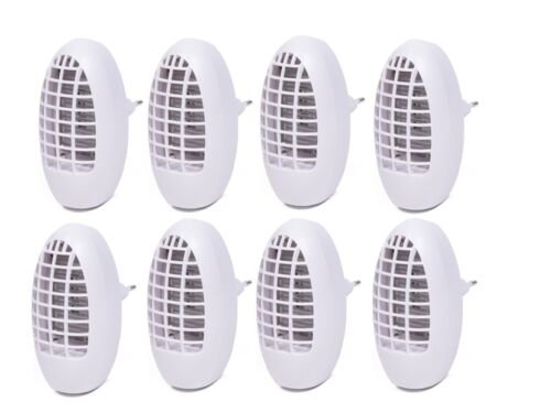 Benson Bellson Plug-In Anti-muggenlamp - 8 STUKS - insecten - UV-licht - Voor in het stopcontact