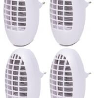 Benson Bellson Plug-In Anti-muggenlamp - 4 STUKS - insecten - UV-licht - Voor in het stopcontact